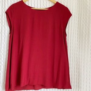 Wilfred Free Silky Red Blouse - Size S